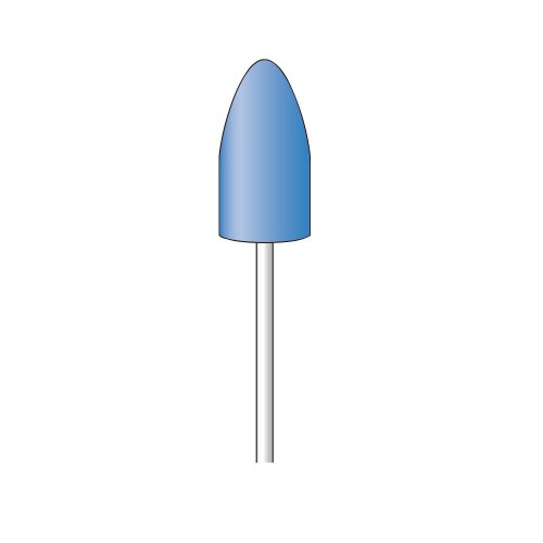 10本 軸付フェルトバフ アルミナ/砲弾型2.34