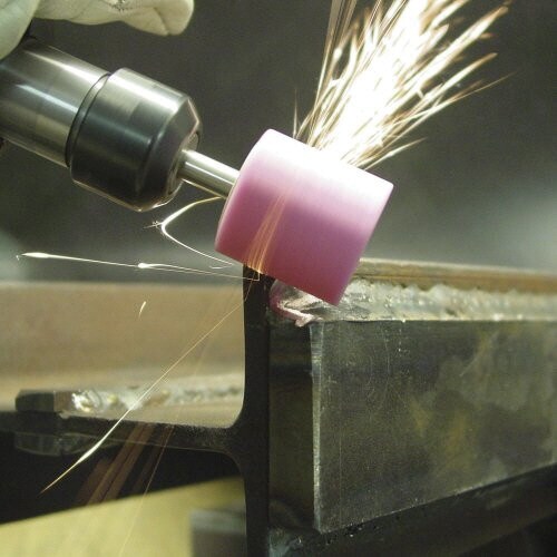 軸付砥石 PA φ4x8#80 円筒型