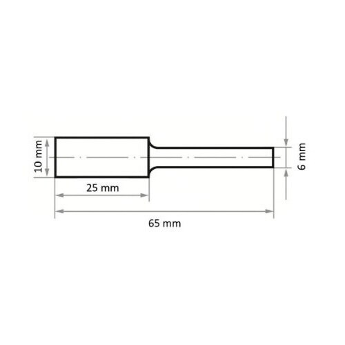 超硬バー スチール用 10x25x65mm