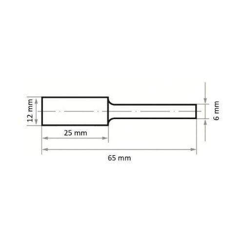 超硬バー スチール用 12x25x65mm