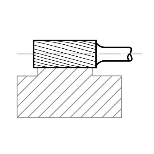 超硬バー スチール用 12x25x65mm
