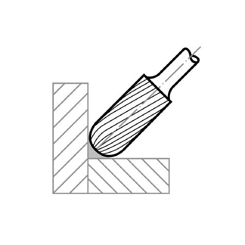 超硬バー スチール用 6x16x50mm