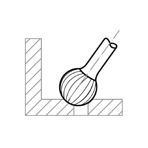 超硬バー スチール用 16x14x54mm