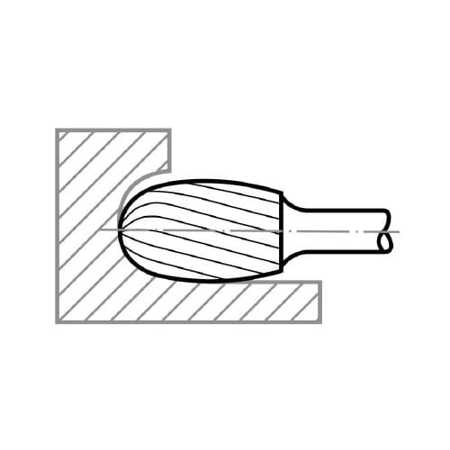 超硬バー スチール用 6x10x50mm