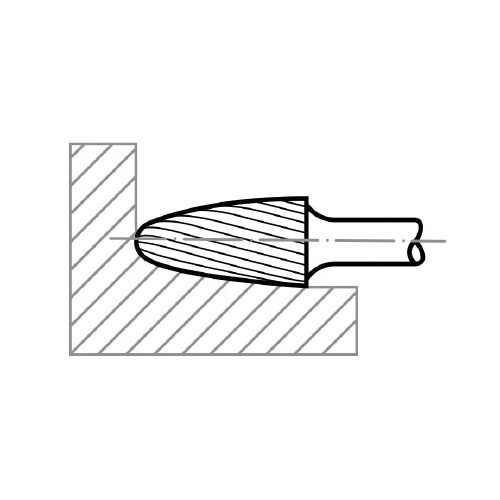 超硬バー スチール用 8x20x60mm