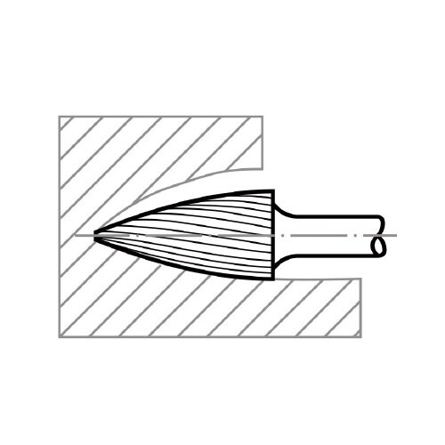 超硬バー スチール用 8x20x60mm