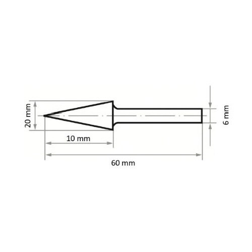 超硬バー スチール用 10x20x60mm