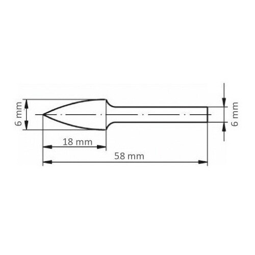 超硬バー ステンレス用 6x18x50mm