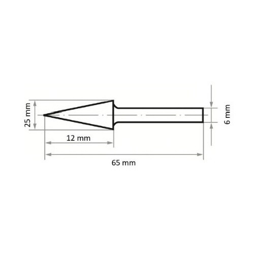超硬バー ステンレス用 12x25x65mm