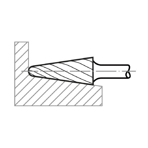 超硬バー アルミ用 8x20x60mm