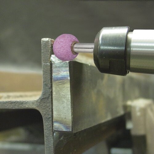 軸付砥石PA φ20x20#60 丸型