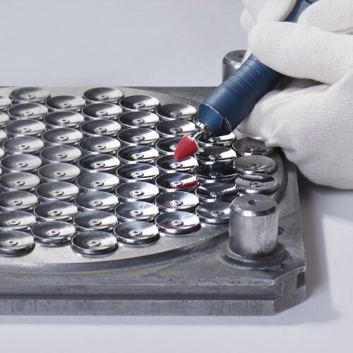 軸付フェルトバフ φ12x20 砲弾型