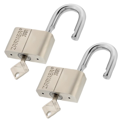 キー式セキュリティ南京錠 ツル径10mm シルバー