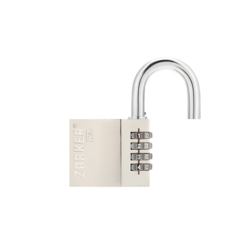 4桁ダイヤル式南京錠 ツル径11.5mm シルバー