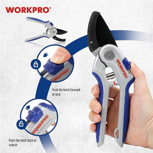 剪定鋏 全長215mm バイパスブレードデザイン