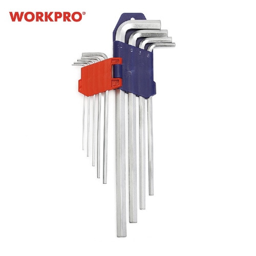 9本組 ロング六角棒レンチセット ホルダー付