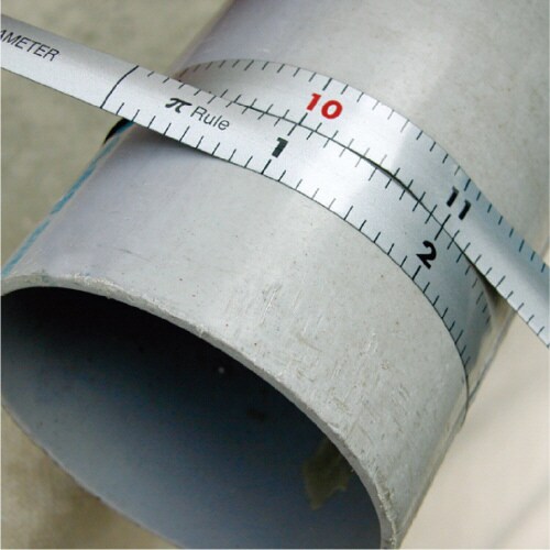 メジャー巻尺 13mm幅 3.5m レッド