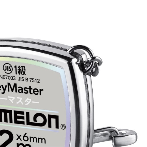 メジャー巻尺 6mm幅 2.0m キーホルダー付