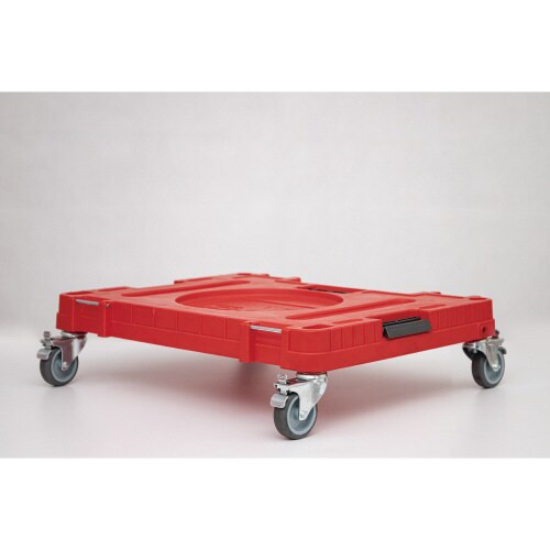 QS1 ストッパー付キャスター赤