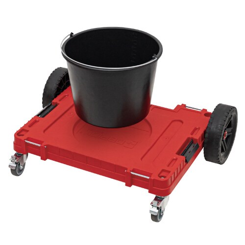 QS1 ストッパー付キャスター赤