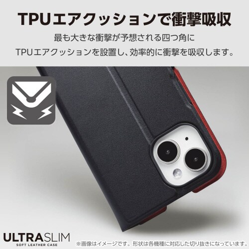 Galaxy S25 ケース レザー 手帳 黒