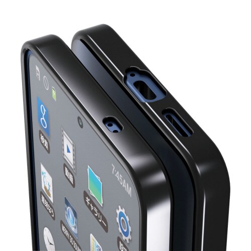 Galaxy S25 ケースソフト衝撃吸収 黒