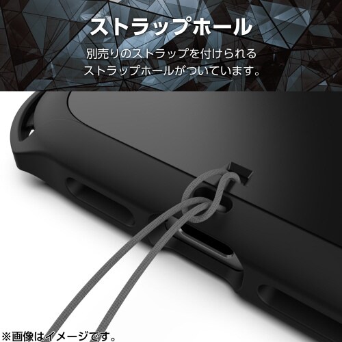 Galaxy S25 ケース ハイブリッド 黒