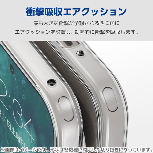 GalaxyA255G ケース 背面マット クリア