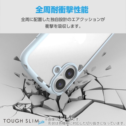 GalaxyA255G ケース タフスリム 青