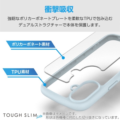 GalaxyA255G ケース タフスリム 青