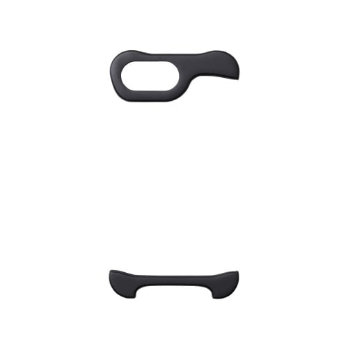 iPhone16e バンパー メタリックブラック