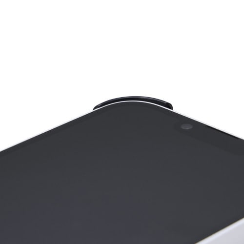 iPhone16e バンパー メタリックブラック