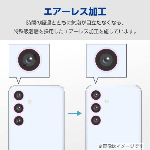 Galaxy S25 レンズカバー 抗菌