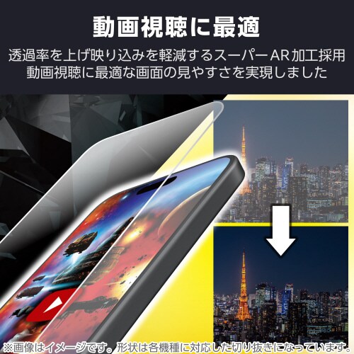 GalaxyA255G ガラスフィルム超透明BLC