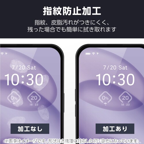 GalaxyA255GガラスフィルムBLCフレーム