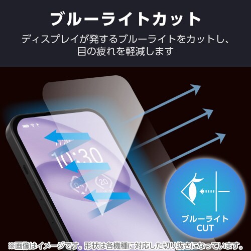 GalaxyA255G ガラスフィルム高透明BLC