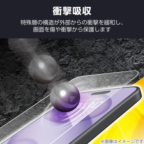 iPhone16eガラスフィルム 高透明 衝撃吸収