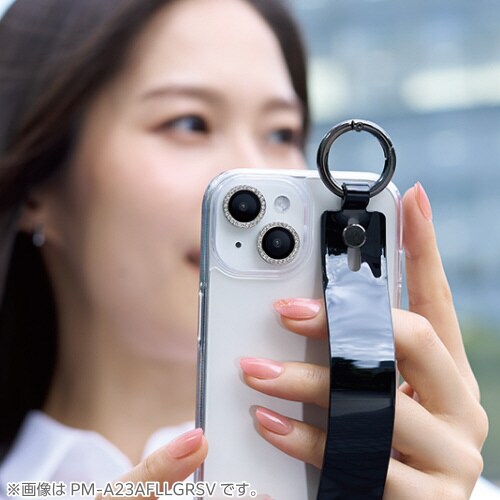 iPhone16eカメラフィルムガラス ストーン黒