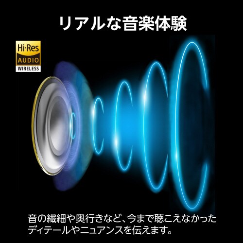 ワイヤレスイヤホン ハイレゾ LDAC ホワイト