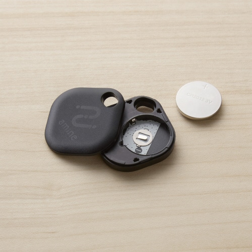 スマートタグ 紛失防止 タグ 電池式 ブラック