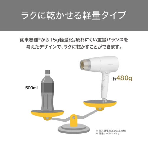 ヘアドライヤー 大風量 プロテクトイオン グレー