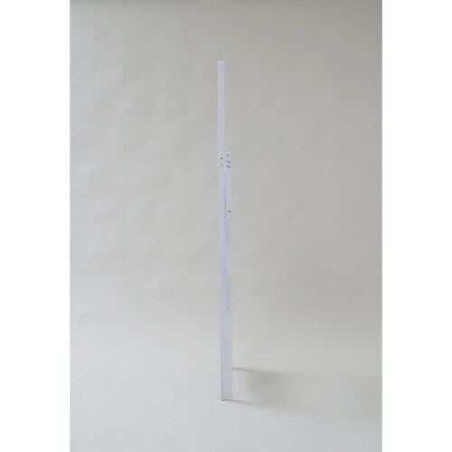 手すり付スチールフレーム3段 ホワイト