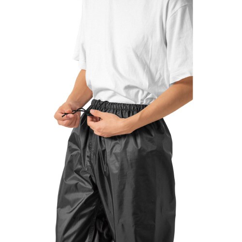 いぶし銀レインスーツ2 ブラック LL