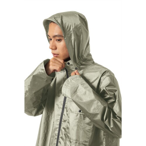 いぶし銀レインスーツ2 グレー M