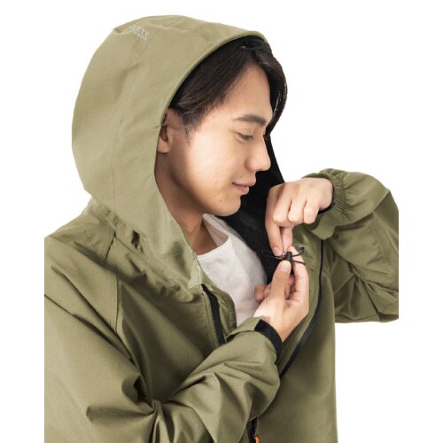 3レイヤーシェルジャケット ベージュ M