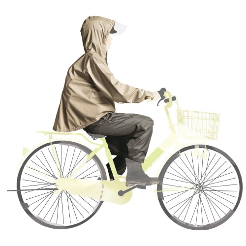 ワイドレインスーツ グレージュ M