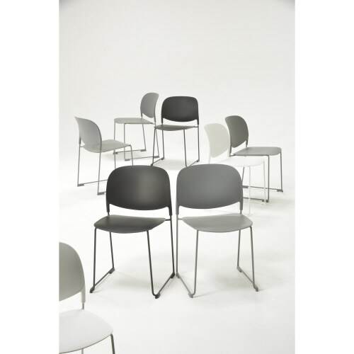 BC−136 WH 樹脂チェア 4脚セット