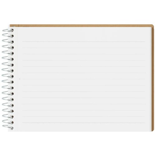 A6E スパイラルノート 横罫80枚×5