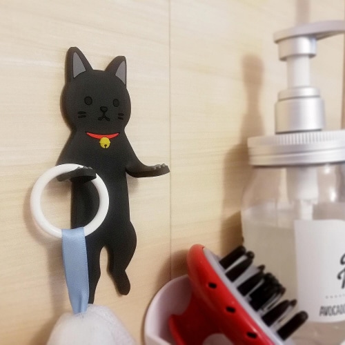 スティッキーフックフレンズ クロネコ×4