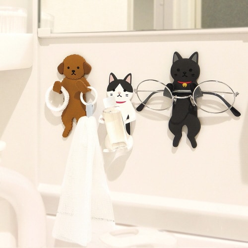 スティッキーフックフレンズ クロネコ×4